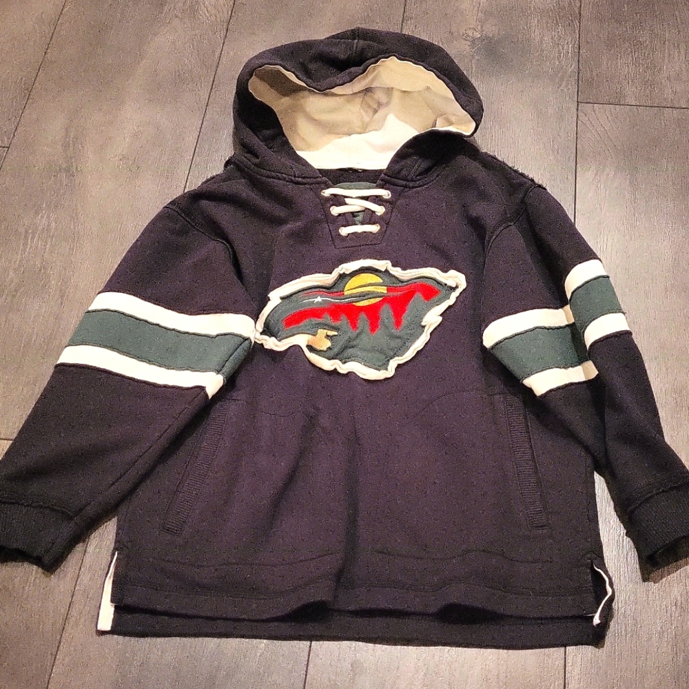 Minnesota Wild kids hooded sweatshirt